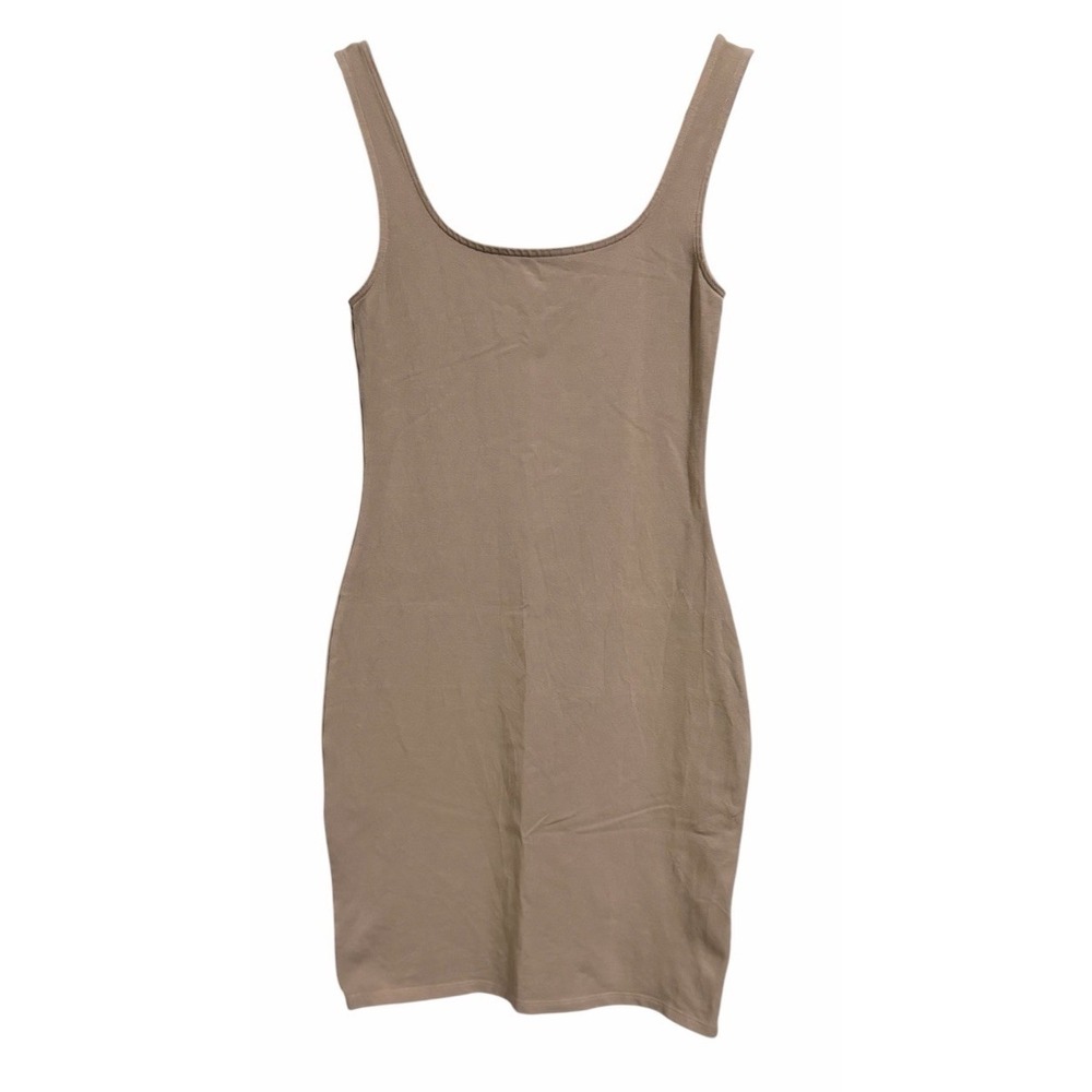 Aritzia The Group Babaton Sleeveless Bodycon Tank Dress Nude Women's Size Small